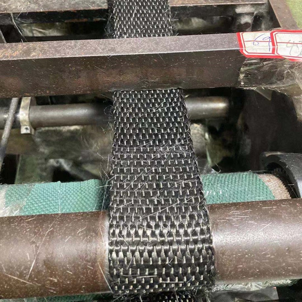 Black titanium exhaust heat wrap