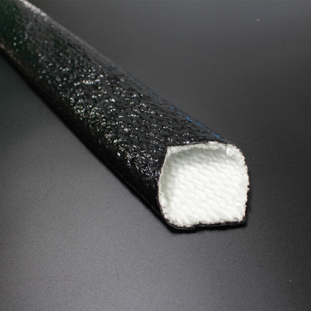 Flame Retardant UL1441 VW-1 Electric Wire Insulation Silicone Coated Glassfiber Fire Sleeve