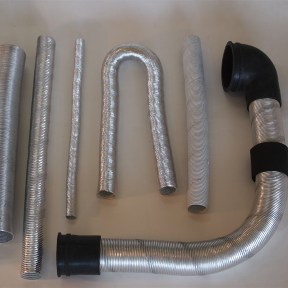 What is the aluminum heater hose made of?