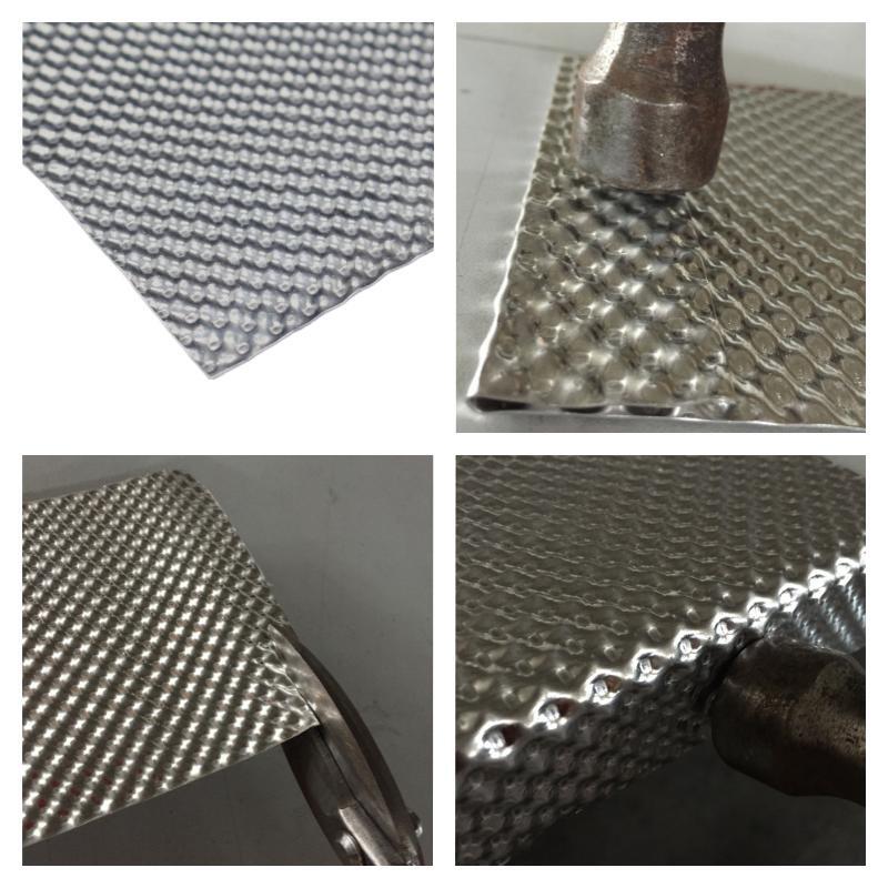 What is the maximum temperature that the Aluminum Embossed Heat Shield can withstand?