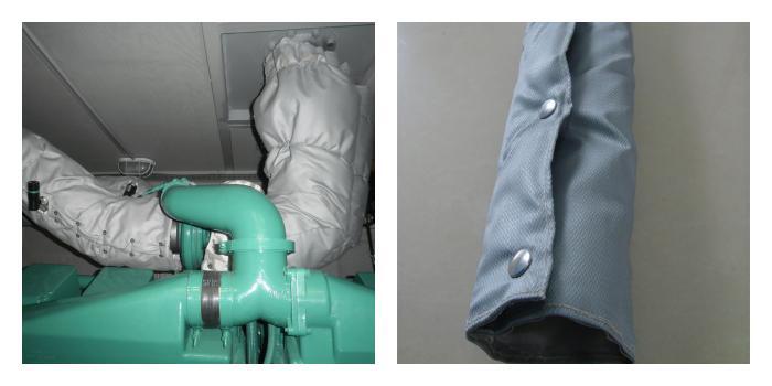 Marine Exhaust Insulation Blankets Marine Exhaust Insulation Blankets