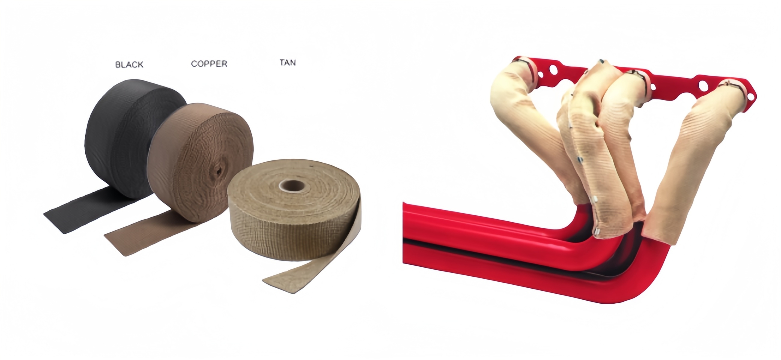 Various Exhaust Insulation products