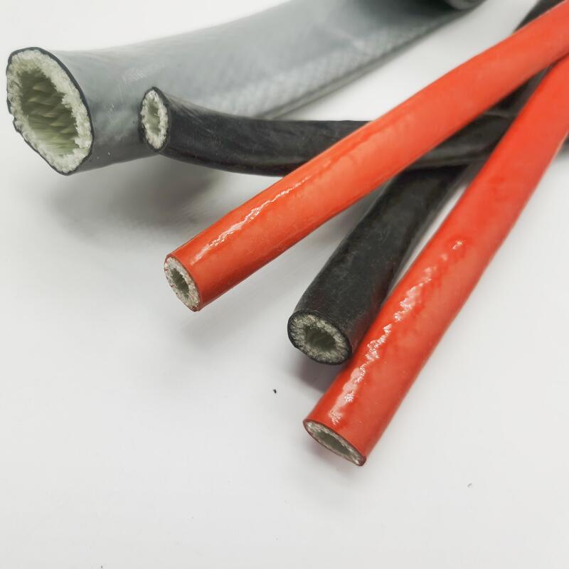silicone coated fiberglass tubing
