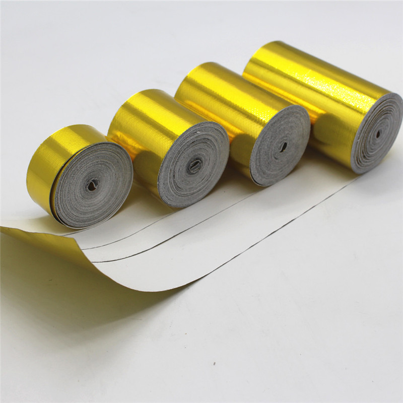Gold heat reflective tape