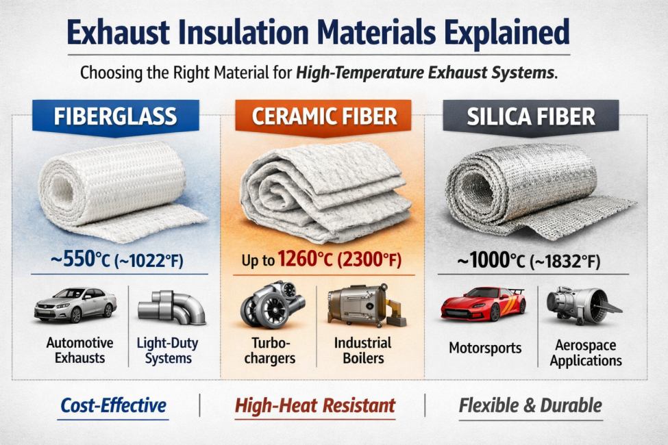 Exhaust Insulation Materials Exhaust Insulation Materials