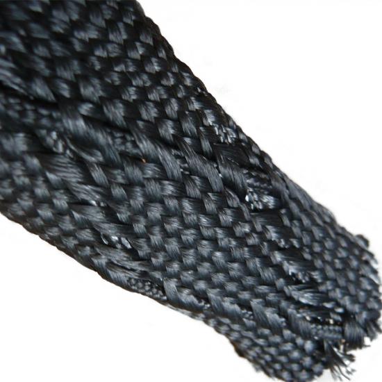 High Temp Acrylic Resins Heavy Duty Braided Cable Sleeving