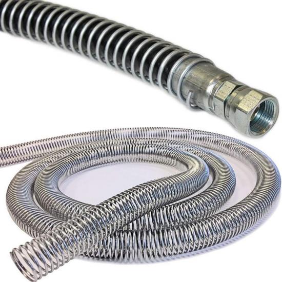 Steel Spring Guard Flexible Pipe Hose Protector Metal Spiral Wrap Armor Cover