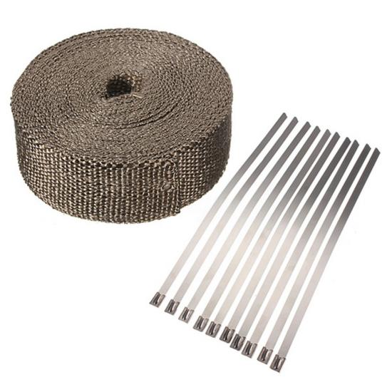 High temperature basalt exhaust tape for exhaust heat insulation