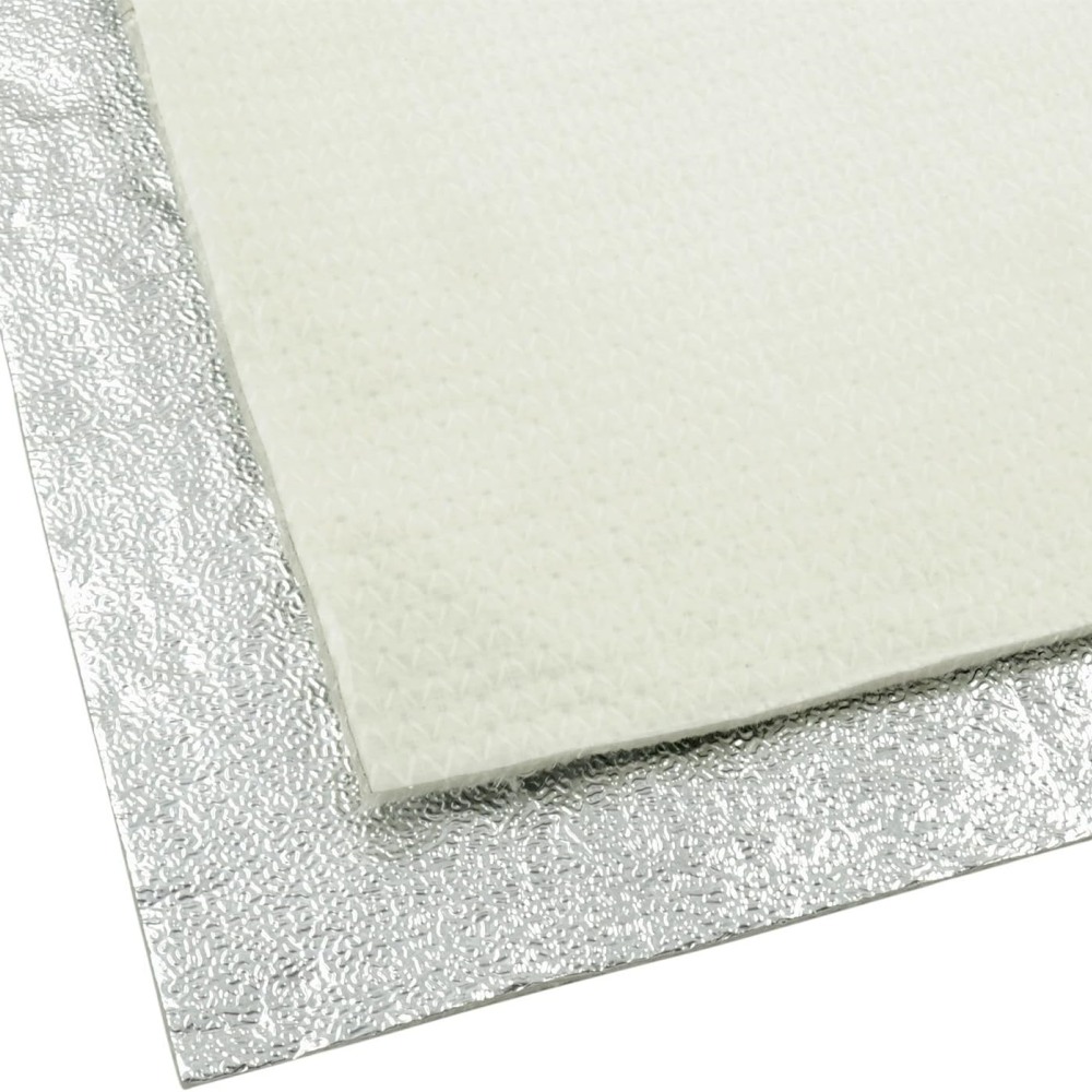 Why use the aluminized acoustic heat shield?