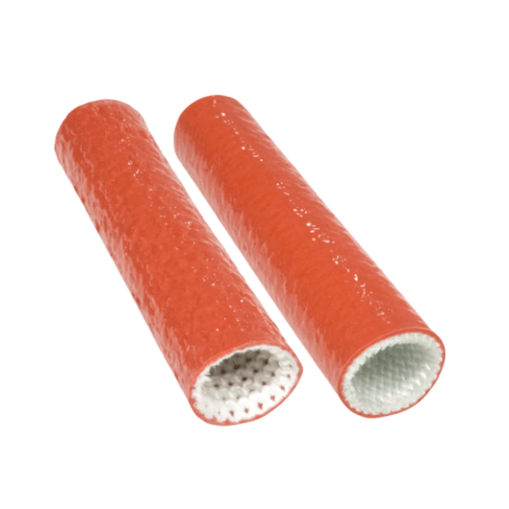 What is different between braided hydraulic hose fire sleeve and knitted silicone fire sleeve?