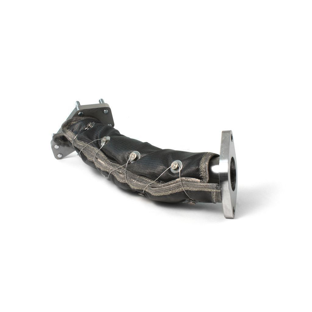What is benifit of titanium downpipe blanket?