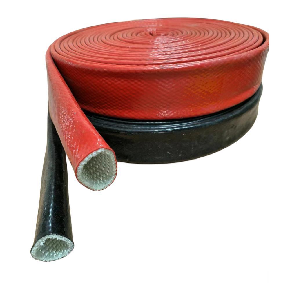 Use silicone coated heat sleeve to protect the oil line