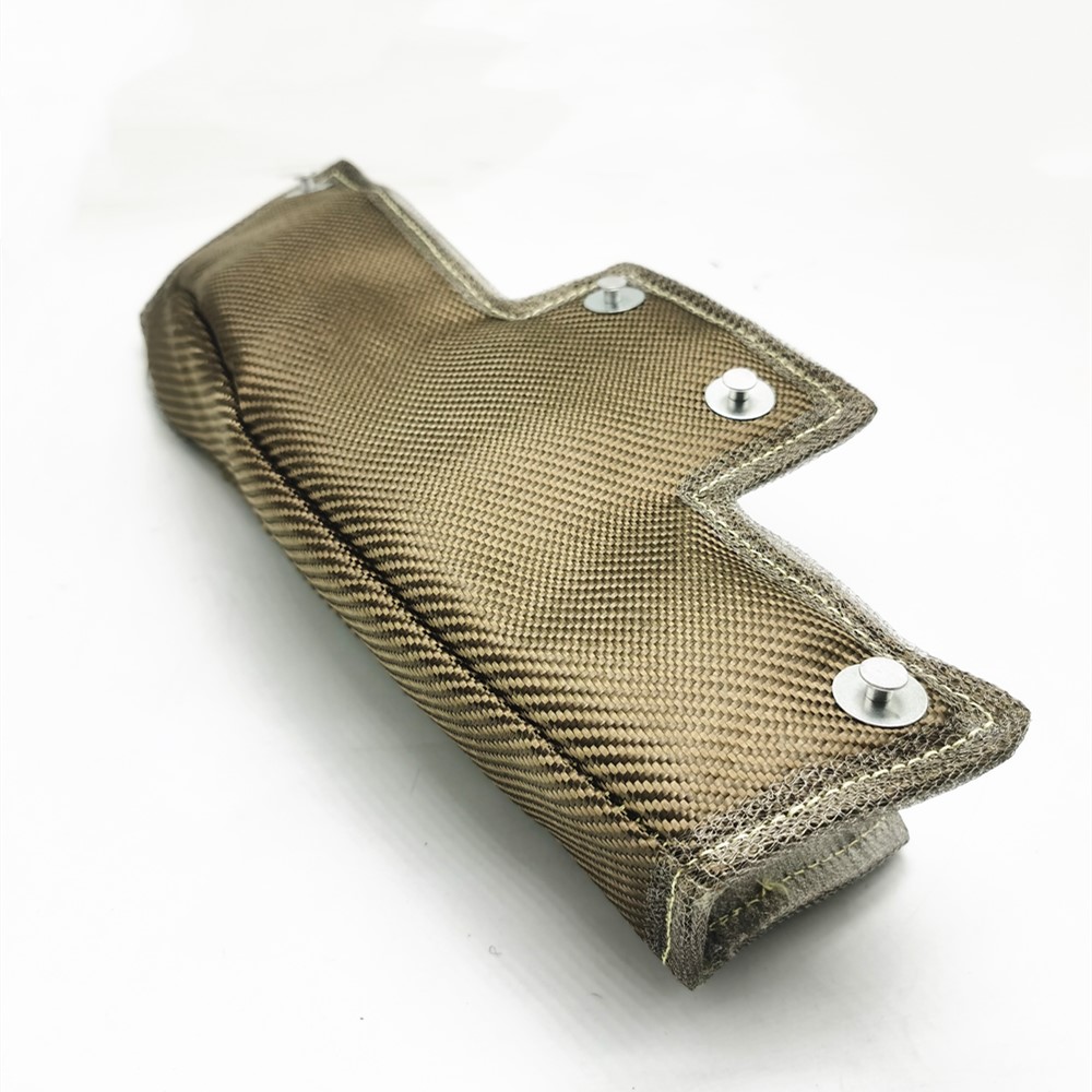 What is the titanium exhaust heat blanket?