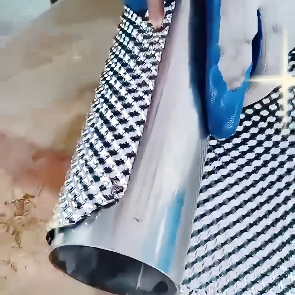 Why use the embossed Stainless steel heat shield for exhaust pipe?