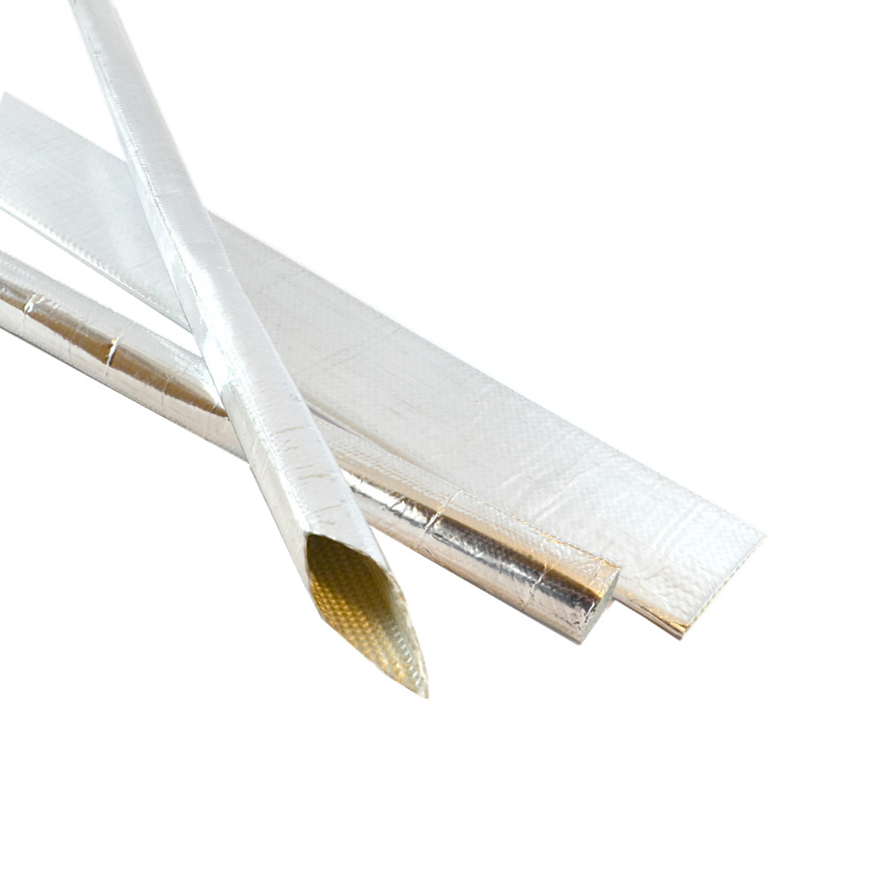 Aluminum Laminated Fiberglass Braided Sleeving: Superior Heat and Abrasion Protection for Critical Applications