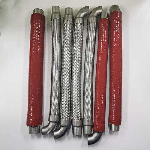 Flexible metal hose protector sleeves