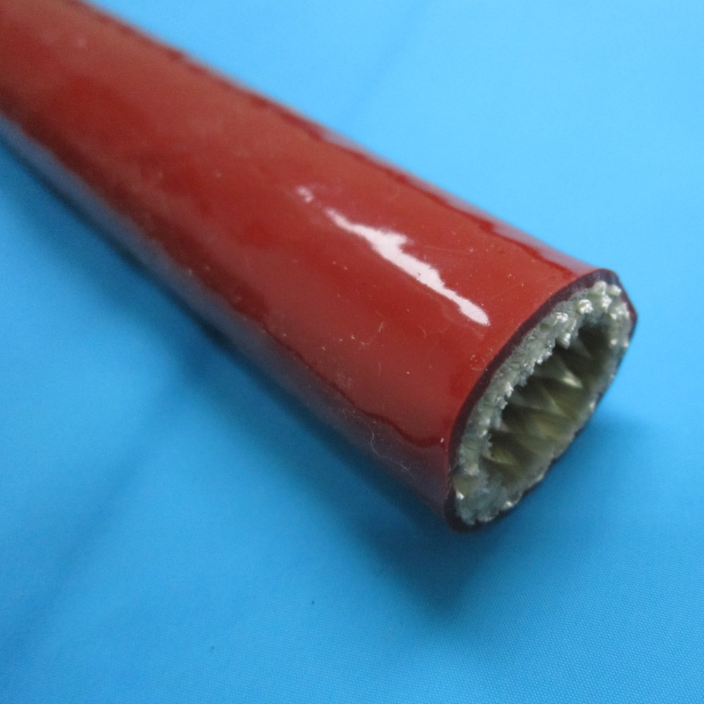 Protect engine hoses, wiring, and cables from heat with the Silicone Coated Fiberglass Heat Sleeve